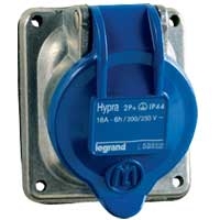 LEGRAND 52732  Hypra inb.32a 2P+A 230V  EAN: 3245060527327   Op bestelling, geen terugname