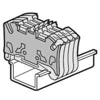 LEGRAND 37586  Eindplaten veerklemmen 1 ing./1 uitg.-sp  EAN: 3245060375867   Op bestelling, geen terugname