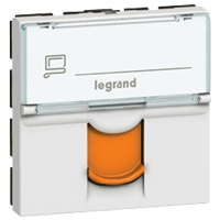 LEG 76523 LEGRAND 76523  RJ45 CAT6 FTP 2MOD ORANJE LCS2 MOSAIC  EAN: 3245060765231   Op bestelling, geen terugname