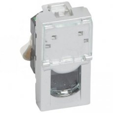 LEGRAND 79451  RJ45 CAT5E UTP 1 MOD KL=ALU LCS2 MOSAIC  EAN: 3245060794514   Op bestelling, geen terugname