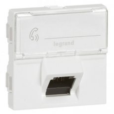 LEGRAND 76508  Mosaic RJ45 Cat 6A STP - 45?  EAN: 3245060765088   Op bestelling, geen terugname