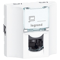 LEGRAND 78628  Mosaic drvoer koper-Cat6A-STP  EAN: 3245060786281   Op bestelling, geen terugname