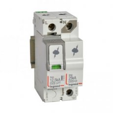 LEGRAND 412276  Overspann. 1P+N - 12.5kA -T1/2  EAN: 3414970517487   Op bestelling, geen terugname