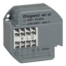 LEGRAND 49120  Teleruptor 1P 10A 230VAC  EAN: 4010957491208