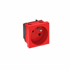 OBO BETTERMANN 6120228  STOPCONTACT 45MM 1x 33? ROOD  EAN: 4012196048717   Op bestelling, geen terugname