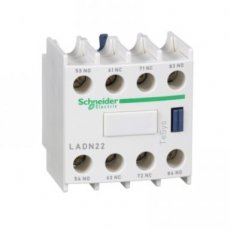 Schneider Automation LADN22  Hulpcontact 2no 2nc front  EAN: 3389110384031