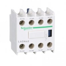 Schneider Automation LADN40  Hulpcontactblok 4no front  EAN: 3389110384437