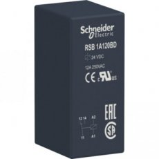 Schneider Automation RSB1A120BD  Interfacerelais 12A 24VDC  EAN: 3389110254136   Op bestelling, geen terugname