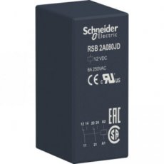 Schneider Automation RSB2A080JD  Mini-relais 2P 8A 12VDC  EAN: 3389110252309   Op bestelling, geen terugname