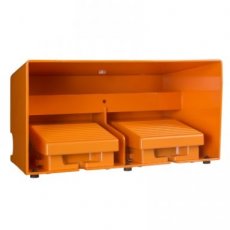 Schneider Automation XPER3110D  Pedaalschak.dubbel oranje  EAN: 3389110108750   Op bestelling, geen terugname