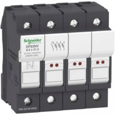 Schneider Automation DF83NV  Zekeringh. 4p 25a voor zek. 8,  EAN: 3389119407199   Op bestelling, geen terugname