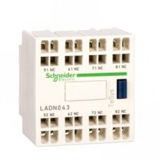 Schneider Automation LADN133  Hulpcontactblok frontaal 1 no + 3 nc met  EAN: 3389110821192   Op bestelling, geen terugname