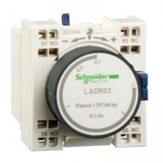 Schneider Automation LADR43  Hulpcontactblok 1 no + 1nc tijdvertragin  EAN: 3389110821895   Op bestelling, geen terugname