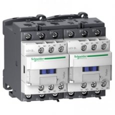 Schneider Automation LC2D18BL  Omkeercontactor 18a ac3 3p 1 no + 1 nc  EAN: 3389110541670   Op bestelling, geen terugname