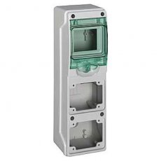 Schneider Distribution 13151  KAEDRA 98x310 waterdichte kast 4modules  EAN: 3303430131519   Op bestelling, geen terugname