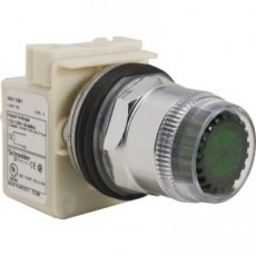 Schneider Automation 9001K1L1G  Kop drukknop verlicht 30mm  EAN: 3389118043398   Op bestelling, geen terugname