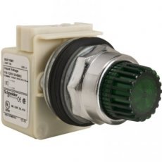 Schneider Automation 9001K2L1G  Kop drukknop verlicht 30mm  EAN: 3389118043299   Op bestelling, geen terugname