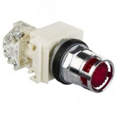 Schneider Automation 9001K3L1RH13  Kop drukknop verlicht 30mm  EAN: 3389118043107   Op bestelling, geen terugname