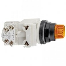 Schneider Automation 9001SK2L35LYA  Kop drukknop verlicht 30mm  EAN: 3389118038332   Op bestelling, geen terugname