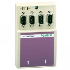 Schneider Automation TSXCANTDM4  Canopen aftakking, 4 stekkers subd9 mann  EAN: 3595862022194   Op bestelling, geen terugname