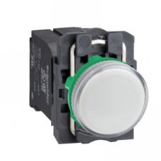 Schneider Automation XB5AV41  Rond signaallampje ? 22 - ip 65 - wit -  EAN: 3389110903928   Op bestelling, geen terugname