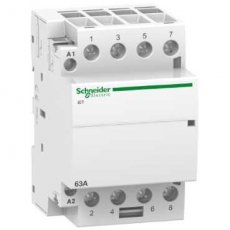 Schneider Distribution A9C20164  Contactor 63A-4P-24V-AUTO-4NO  EAN: 3606480374814   Op bestelling, geen terugname