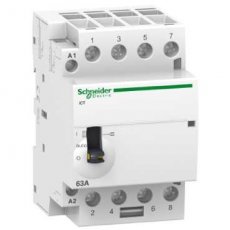 Schneider Distribution A9C21864  Contactor 63A-4P-230V-MAN-4NO  EAN: 3606480096891   Op bestelling, geen terugname