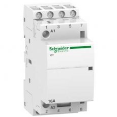 Schneider Distribution A9C22114  Contactor 16A-4P-24V-AUTO-4NO  EAN: 3606480096952   Op bestelling, geen terugname