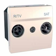 Schneider Residential MGU345425  R-TV/SAT contactdoos 2m  EAN: 8420375126143   Op bestelling, geen terugname