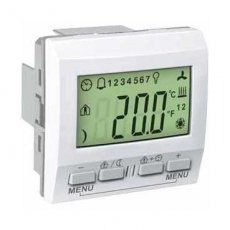 Schneider Residential MGU353418  KNX THERMOSTAA/DISPLAY, WIT, UNICA PLUS  EAN: 3606480213823   Op bestelling, geen terugname