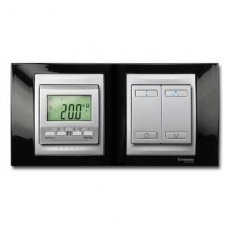 Schneider Residential MGU353430  KNX THERMOSTAAT/DISPLAY, ALU, UNICA TOP  EAN: 3606480213526   Op bestelling, geen terugname