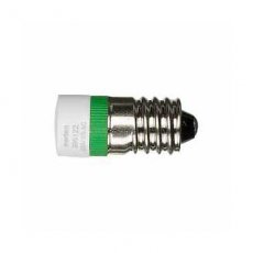 Schneider Residential MTN395122  LED LAMP E10 AC/DC 230V GROEN  EAN: 3606485003085   Op bestelling, geen terugname