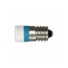 Schneider Residential MTN395123  LED LAMP E10 AC/DC 230V BLAUW  EAN: 3606485003092   Op bestelling, geen terugname