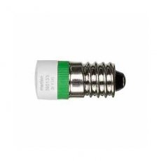 Schneider Residential MTN395133  LED LAMP E10 AC/DC 24V GROEN  EAN: 3606485003139   Op bestelling, geen terugname