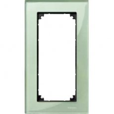 Schneider Residential MTN404804  AFDEKPL.GLAS ELEG DUB.Z.MID.SMARAGDGROEN  EAN: 3606485111131   Op bestelling, geen terugname