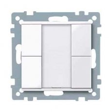 Schneider Residential MTN617225  KNX 2-VOUDIGE DRUKKNOP, AW, SYST M  EAN: 3606485099446   Op bestelling, geen terugname