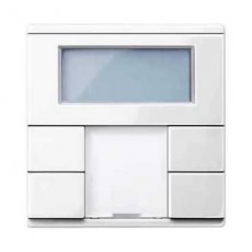 Schneider Residential MTN62120319  KNX 2V DRUKKNOP+THERMOSTAAT, PW, SYST M  EAN: 3606480210679   Op bestelling, geen terugname