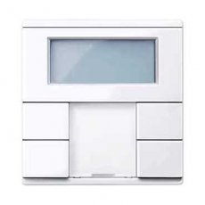 Schneider Residential MTN62120325  KNX 2V DRUKKNOP+THERMOSTAAT, AW, SYST M  EAN: 3606480210686   Op bestelling, geen terugname