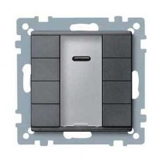 Schneider Residential MTN627914  KNX 4-VOUDIGE DRUKKNOP/IR, ANTRA, SYST M  EAN: 3606485011172   Op bestelling, geen terugname