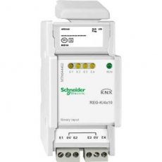 Schneider Residential MTN644492  KNX BINAIRE INGANG 4 IN POTENTIAALVRIJE  EAN: 3606485099996   Op bestelling, geen terugname