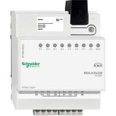 Schneider Residential MTN644692  KNX BINAIRE INGANG 8 IN 230V AC  EAN: 3606485011714   Op bestelling, geen terugname