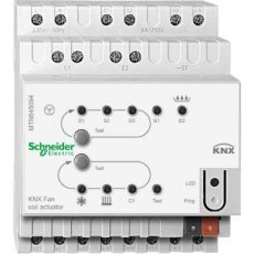 Schneider Residential MTN645094  KNX FAN COIL ACTUATOR MET 2 BINAIRE ING.  EAN: 3606485100029   Op bestelling, geen terugname