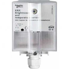 Schneider Residential MTN663991  KNX LICHTSTERKTE- EN TEMPERATUURSENSOR  EAN: 3606485100142   Op bestelling, geen terugname