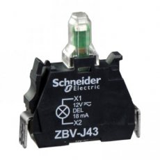 Schneider Automation ZBVJ43  LICHTBLOK PLED RD 12VACDC  EAN: 3389119039116   Op bestelling, geen terugname