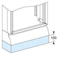 Schneider Distribution 08806  PLINTH SPACER 100MM W850  EAN: 3303430088066   Op bestelling, geen terugname