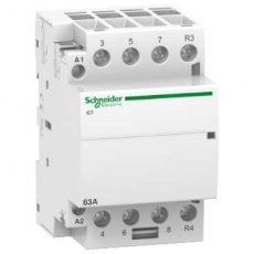 Schneider Distribution A9C20869  Contactor 63A-4P-230V-AUTO-3NO/1NG  EAN: 3606480375187   Op bestelling, geen terugname