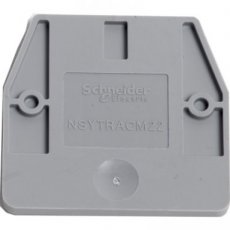 Schneider Automation NSYTRACM22  End Cover for mini screw terminals  EAN: 3606480533686   Op bestelling, geen terugname