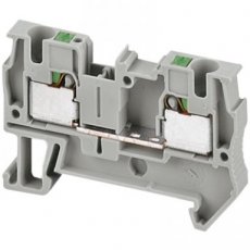 Schneider Automation NSYTRP42  Push-in terminal, 2pts, 4mm?, grey  EAN: 3606480533266   Op bestelling, geen terugname