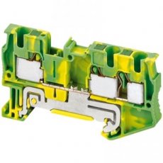 Schneider Automation NSYTRP43PE  Push-in terminal, Ground, 3pts 4mm?  EAN: 3606480533310   Op bestelling, geen terugname