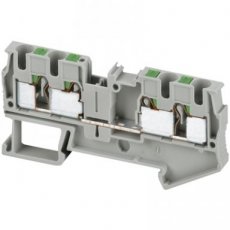 Schneider Automation NSYTRP44  Push-in terminal, 4pts, 4mm?, grey  EAN: 3606480533327   Op bestelling, geen terugname